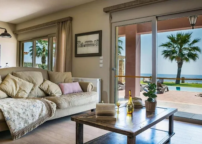 Astounding Seafront Kefalonia 3 Bedrooms Alegria Private Pool&amazing Sea Views Minies * Minia