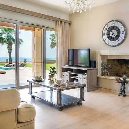 Astounding Seafront Kefalonia 3 Bedrooms Alegria Private Pool&amazing Sea Views Minies Villa Minia