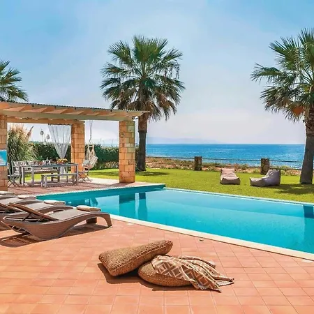 Astounding Seafront Kefalonia 3 Bedrooms Alegria Private Pool&amazing Sea Views Minies Minia