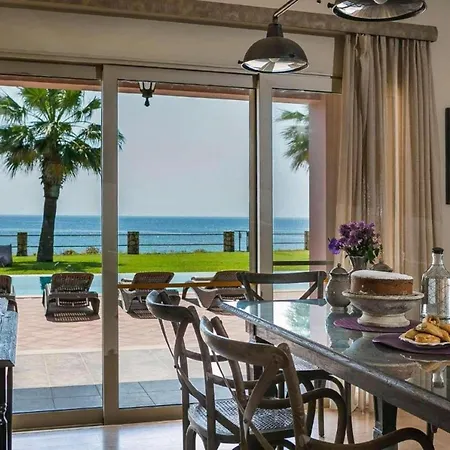 Astounding Seafront Kefalonia 3 Bedrooms Alegria Private Pool&amazing Sea Views Minies Villa *